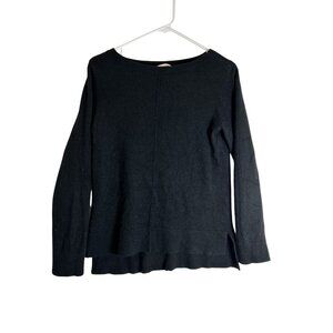 Nordstrom Collection Black Womens 100% Cashmere Sweater Size Small